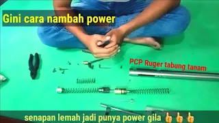 Cara menambah power senapan angin PCP Ruger yang tidak ada stelan pernya