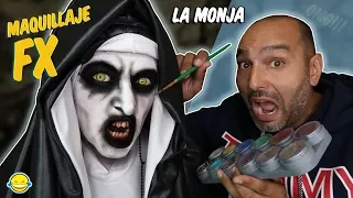 🎃 MAQUILLAJE FX HALLOWEEN 2018 🎃The Nun make up  💄Jordi disfraza y maquilla a Bego