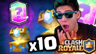 ¡"ABRIENDO 10 COFRES DEL CLAN NIVEL MÁXIMO"! ¿Es buen cofre? [ANTRAX]☣