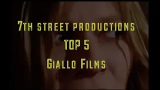 TOP 5 Giallo Films!