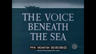 BUILDING THE FIRST TRANSATLANTIC TELEPHONE CABLE "VOICE BENEATH THE SEA" MD46164