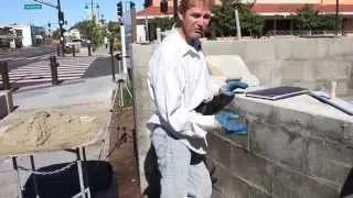 How to plaster concrete block walls