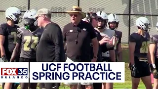 UCF Football kicks off spring practice with KJ Jefferson