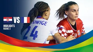 Croatia vs France | Highlights | Women's EHF EURO 2022 Qualifiers