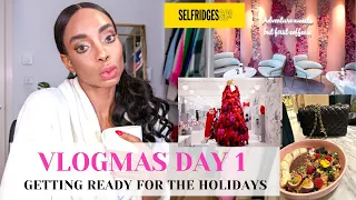 PREPARING FOR THE HOLIDAYS: VLOGMAS DAY 1 | MAKEUP, BRUNCH DATE, CHRISTMAS TREE SHOPPING