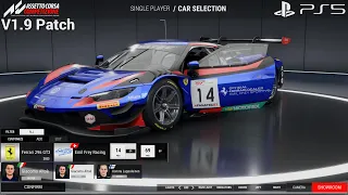 Assetto Corsa Competizione PS5 V1.9 - All Cars & Track Include DLC GTWC 2023 [4KPS5]