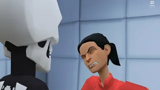 Sims 2 When Olive Specter met the Grim Reaper