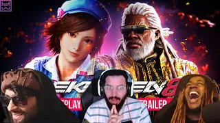 LEROY AND ASUKA GAMEPLAY TRAILER REACTION w/ Spag and Joka