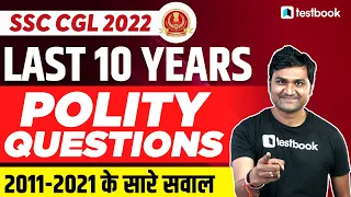 SSC CGL Polity Previous Year Questions | Last 10 Years SSC CGL GK Question Papers | Pankaj Sir