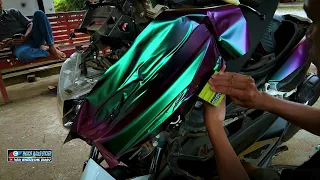 SEMPAT TENAR NMAX STICKER BUNGLON ||  WRAPPING CHAMELEON