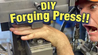 How To Make An Awesome Forging Press !!