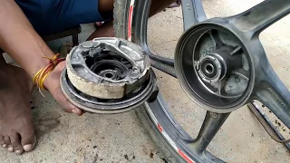 Bike Front Wheel Full Servicing At Home | My Mechanical Support | Passion Pro | Abhishek Singh