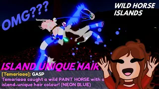 How To Catch an ISLAND UNIQUE HAIR horse in WILD HORSE ISLANDS on ROBLOX