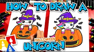 How To Draw A Halloween Unicorn