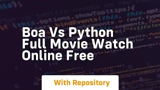 boa vs python full movie watch online free