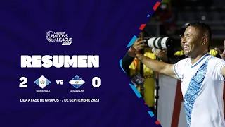 Resumen | Guatemala vs El Salvador | 2023/24 Concacaf Nations League