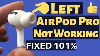 8 Fix, Left AirPod Pro Not Working 101%: Easy Solutions For Big Problem [2024]