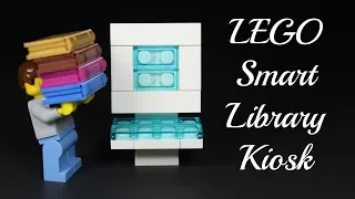 LEGO Smart Library Info & Check Out Kiosk Tutorial (Modern Library!!)