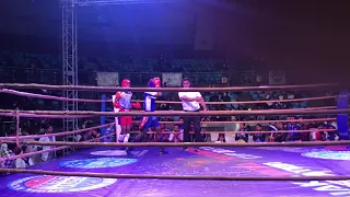 WAKO India Kick light event national championship 2018. Omkar Rathod (red corner)