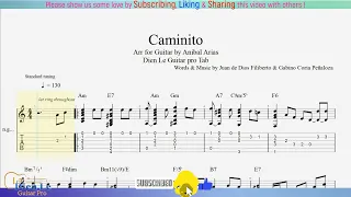 For Classical Guitar with TABs - Caminito (Tango Guitar)