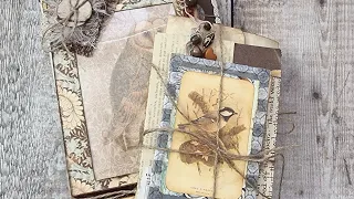 Winter Woods Envelope Junk Journal Flip Through