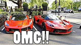 THE LONDON SUPERCAR SEASON BEGINS: 2x LAFERRARI!