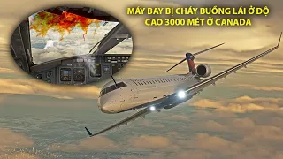 MÁY BAY BỊ CHÁY BUỒNG LÁI Ở ĐỘ CAO 3000 MÉT | DELTA CONNECTION 4826