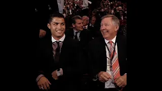 Ronaldo saying Sir Alex Ferguson is my football father❤