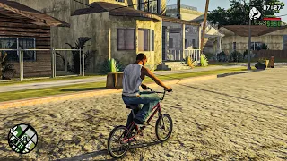 GTA San Andreas - Remastered Graphics First Mission 4K Gameplay on RTX™ 3090