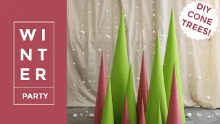 DIY Paper Cone Trees | Giant Cone Trees