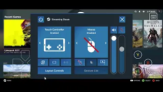 Cannot save the touch controller configs of steam link app in new steam BPM