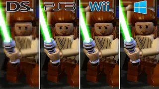 LEGO Star Wars: The Complete Saga (2007) DS vs PS3 vs Wii vs PC (Best Graphics Comparison!)