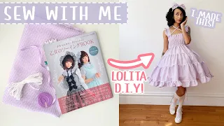 ✂️Making A Cute Summer Lolita Dress | Sew With Me (Otome No Sewing)