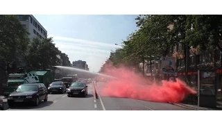 Hamburg gegen Rechts 12.09.15 Randale Ausschreitungen und Einsatzfahrten