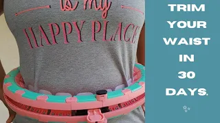 Weighted Hula Hoop Exercise For Slimming The Waistline | Weighted Hula Hoop Review | Smart Hula Hoop