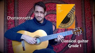 Chansonnette | Classical Guitar Grade 1 | Trinity | Stephen Rak | 2020-23