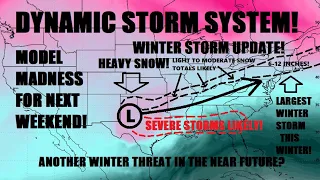 Major storm bringing dynamic impacts moving in! Winter storm update! Watching next weekend… Latest!