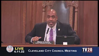 Cleveland City Council Meeting April 11, 2022