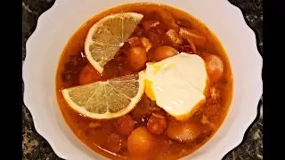 Солянка Мясная Сборная. ПРОСТОЙ КЛАССИЧЕСКИЙ РЕЦЕПТ ОЧЕНЬ ВКУСНОЙ  СОЛЯНКИ!