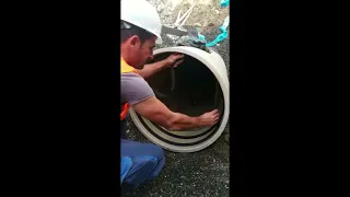 GRP Pipe EPDM Gasket Installation