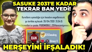 SASUKE TEKRAR 10 YIL BAN YEDİ!! 😮 BU SEFER HERŞEYİNİ İFŞALADIK!! | PUBG MOBILE