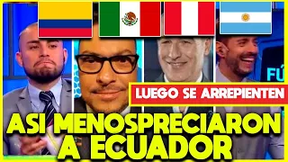 5 VECES QUE MENOSPRECIARON A ECUADOR pero "LA TRI CALLÓ BOCAS" | ELIMINATORIAS CONMEBOL QATAR 2022