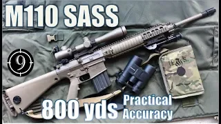 M110 SASS to 800yds: Practical Accuracy (Leupold Mk4, US Sniper Rifle)