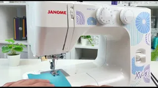 Janome XV-7. Натяжение нити