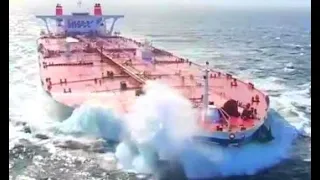 Top 10 Giant Oil Tanker Ships on Dangerous Waves In Storm! Ships Crashing In Fire