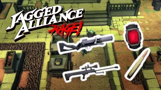 Jagged Alliance: Rage - Barrett M99 & Bliss Launcher Grenade Rain in Action! | Castle Gate