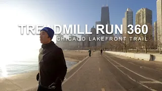 Treadmill Virtual Run 360 - Chicago Lakefront Trail