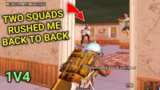 Two Squads Rushed Me Back To Back In PUBG Mobile