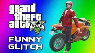 GTA 5 Mannequin Glitch - Funny Character Animation, Motorcycles & Jets (GTA 5 Online Funny Moments)