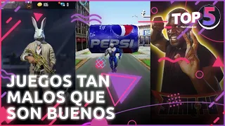 5 juegos tan malos que son buenos || Tierragamer